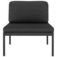 11-delige Loungeset met kussens aluminium antracietkleurig - thumbnail