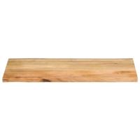 Tafelblad met natuurlijke rand 100x60x3,8 cm massief mangohout - thumbnail