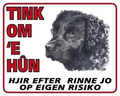 Wetterhoun Waakbord - Tink om u Hun