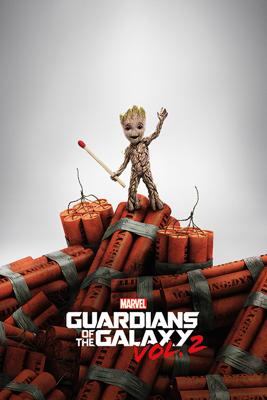 Guardians Of The Galaxy Vol. 2 Groot Dynamite Poster 61x91.5cm Guardians Of The Galaxy Vol. 2 Groot Dynamite Poster 61x91.5cm