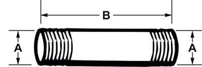 Cornat Galva Buisnippel Mm 3/4 80Mm (530) - VFB530348