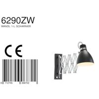 Steinhauer SchaarlampSpring zwart met chroom - 6290ZW - thumbnail