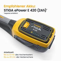 Stiga MT 500e | Accu Multitool | 5 serie | 0,35 kW | koolborstels | 44 cm | 18 mm | telesc. | Excl. accu en lader - 278720008/ST3 - thumbnail
