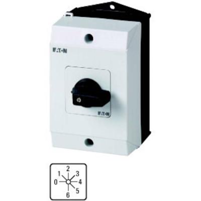 Eaton T0-3-8244/I1 Trapschakelaar 3 inbouwplaatsen 20 690 V 1 x 45 ° Zwart 1 stuk(s) Piece