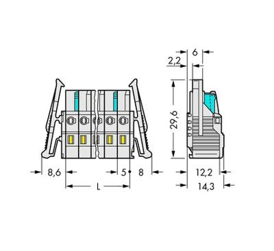 WAGO 721-120/037-000 Female behuizing (kabel) 721 Totaal aantal polen: 20 Rastermaat: 5 mm Inhoud: 10 stuk(s) WAGO 721-120/037-000 Female behuizing (kabel) 721 Totaal aantal polen: 20 Rastermaat: 5 mm Inhoud: 10 stuk(s)