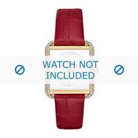 Horlogeband Michael Kors MK2623 Leder Rood 20mm - thumbnail
