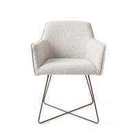 Jesper Home Eetkamerstoel 'Hofu' Cross Rose Gold, kleur Checkers Charm - thumbnail