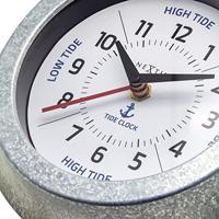 NeXtime NE-4321WI Tide Getijdenklok 22 cm Wit/Metaal - thumbnail