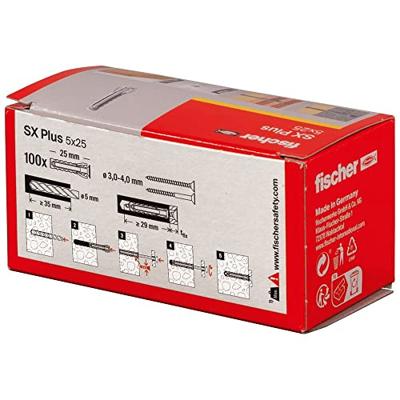 fischer 568005 SX Plus plug 5 x 25