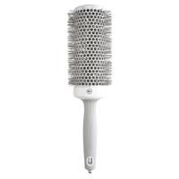 Olivia Garden Wavy Bristles White & Grey Brush Ø55mm - thumbnail