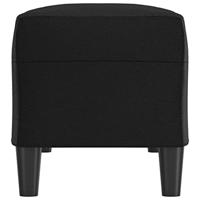 Bankje 100x35x41 cm kunstleer zwart - thumbnail