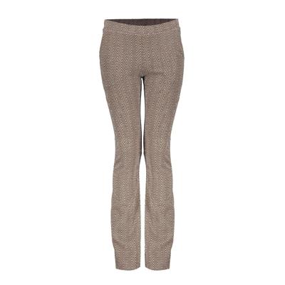 Geisha winter flare broek meisjes - bruin/goud - jacquard