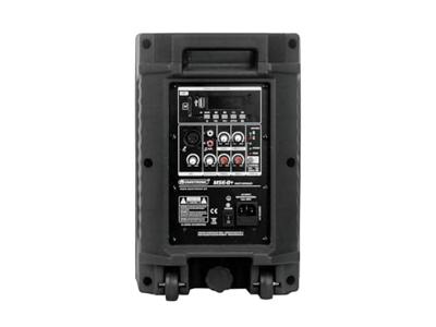 Omnitronic MSE-8+ mobiele party speaker met accu, LED-effecten en microfoon