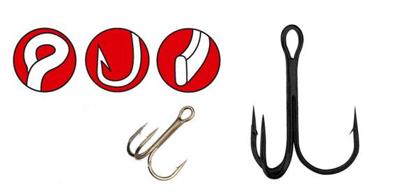 Gamakatsu Hook Treble 13B Size 1 10 stuks