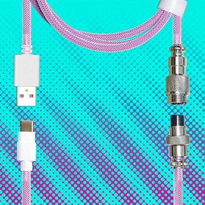 CoolerMaster KB-CPZ1 Coiled Cable/Double-Sleeved/