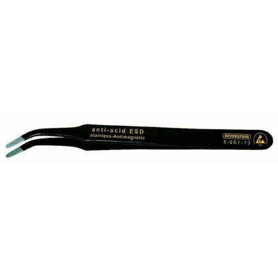 Bernstein Tools for Electronics 5-061-13 SMD-pincet 2ab SA Plat-breed, gebogen 115 mm Bernstein Tools for Electronics 5-061-13 SMD-pincet 2ab SA Plat-breed, gebogen 115 mm