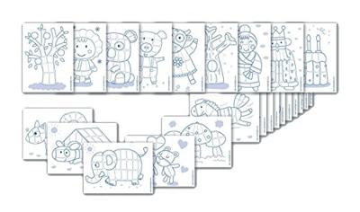 Playmais kaarten versieren, 24st.