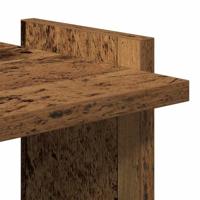 Boekenkast 3-laags 60x30x120 cm bewerkt hout oud houtkleur - thumbnail