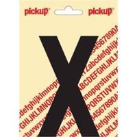 Plakletter Nobel Sticker zwarte letter X zwart Pickup - Pickup - thumbnail