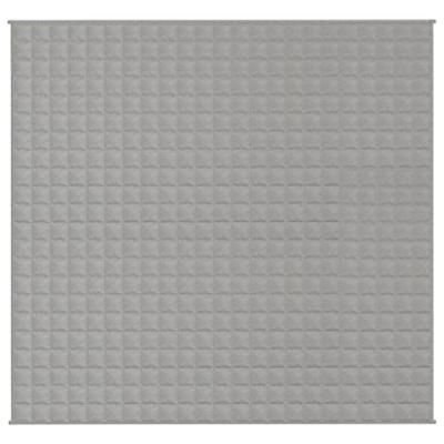 Verzwaringsdeken 220x235 cm 15 kg stof grijs Verzwaringsdeken 220x235 cm 15 kg stof grijs