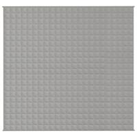 Verzwaringsdeken 220x235 cm 15 kg stof grijs - thumbnail