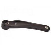 Miranda crank links alfa-1 170mm zwart gecoat
