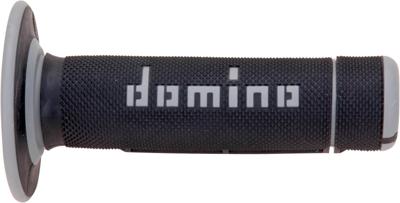 Domino handvat "a020" rubber grip a020 bw/gr 118mm closed