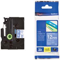 Labeltape Brother P-touch TZe-535 standaard 12mm wit op blauw - thumbnail