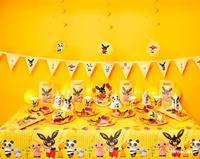 Feestbordjes Bing Geel (8st) - thumbnail