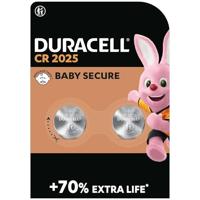 Duracell CR2025 knoopcelbatterij 2-pack - thumbnail