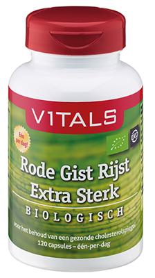 Vitals Rode Gist Rijst Extra Sterk Bio (120ca)