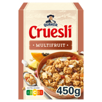 Quaker Cruesli Multifruit Ontbijtgranen 450 gr bij Jumbo - thumbnail