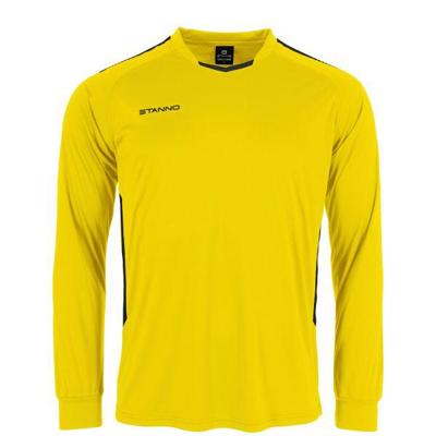Stanno 411004 First Long Sleeve Shirt - Yellow-Black - 2XL