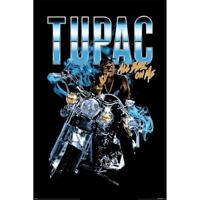 Poster Tupac Shakur All Eyez Motorcycle 61x91,5cm - thumbnail