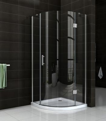 Douchecabine Wiesbaden kwartrond 1 deur RS 90x90cm 8mm NANO coating
