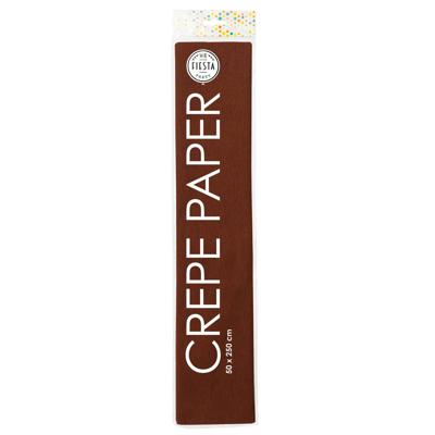 Globos Crepepapier bruin, 50x250cm