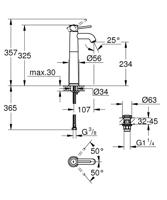 Washbasin Siphon Grohe Metaal - thumbnail