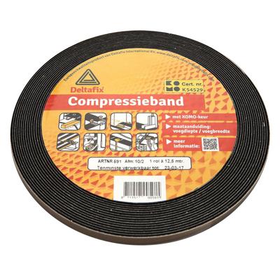 Compressieband zwrt 12,5mx10/2 Deltafix - Deltafix Compressieband zwrt 12,5mx10/2 Deltafix - Deltafix