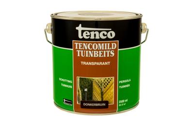 Transparant donkerbruin 2,5l tencomild verf/beits Tenco - Tenco Transparant donkerbruin 2,5l tencomild verf/beits Tenco - Tenco