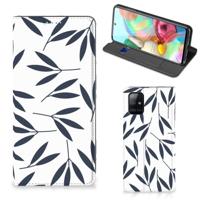 Samsung Galaxy A71 Smart Cover Leaves Blue - thumbnail