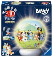 Ravensburger - bluey - 3d puzzle-ball nachtlicht - 73 stukjes - thumbnail