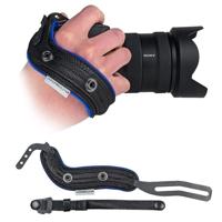 Spider SpiderPro Hand Strap V2, Black + Blue Trim - thumbnail