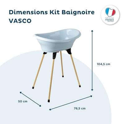 Badkuip ThermoBaby Kit Vasco Pastelblauw