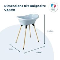 Badkuip ThermoBaby Kit Vasco Pastelblauw - thumbnail