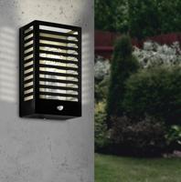 Eglo Alamonte 3 wandlamp 29,5cm sensor zwart - thumbnail
