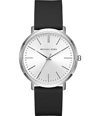 Horlogeband Michael Kors MK2537 Silicoon Zwart 20mm Horlogeband Michael Kors MK2537 Silicoon Zwart 20mm