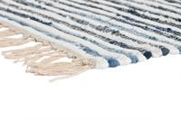 Tapijt Home ESPRIT Blauw Wit 120 x 180 x 0,5 cm - thumbnail