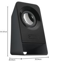 Logitech® Multimedia Speakers Z213 - Zwart - thumbnail