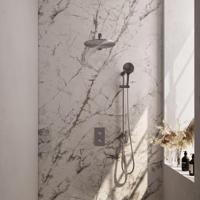 Brauer Brushed Edition Thermostatische Regendoucheset Inbouw - Hoofddouche 30 cm - Rechte Wandarm - 3 Weg - Handdouche 3 Standen - Doucheslang - Geintegreerde Glijstang - Rvs - thumbnail