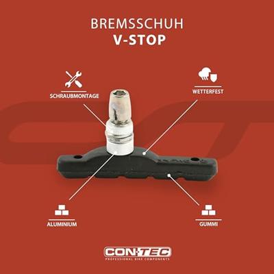 CONTEC remschoen "v-stop" ct brake shoes v-stop v-brake screw